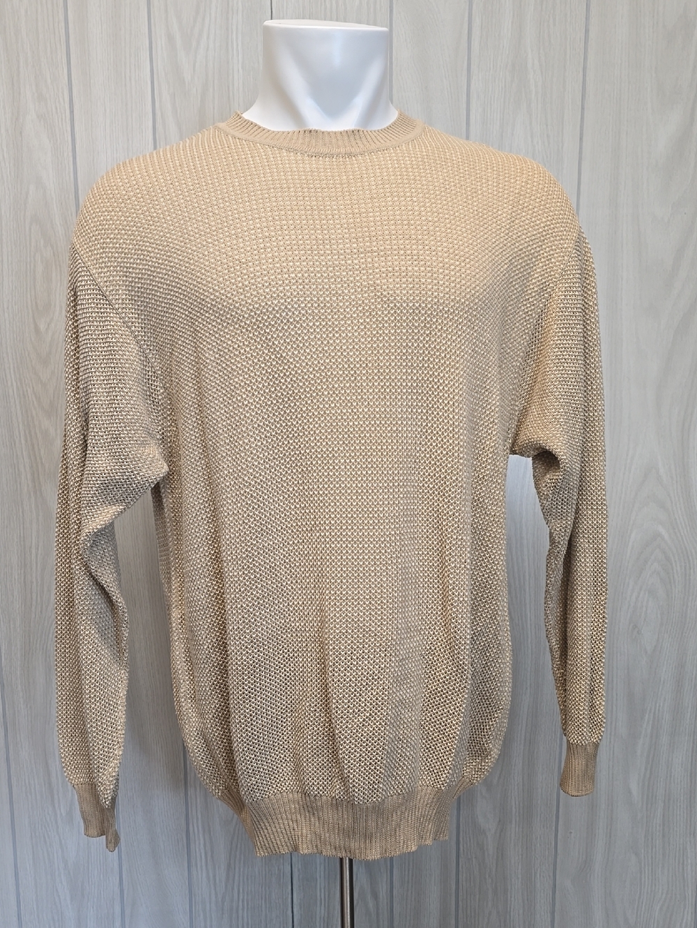 Bullock & Jones | Lightweight Beige Knit Sweater